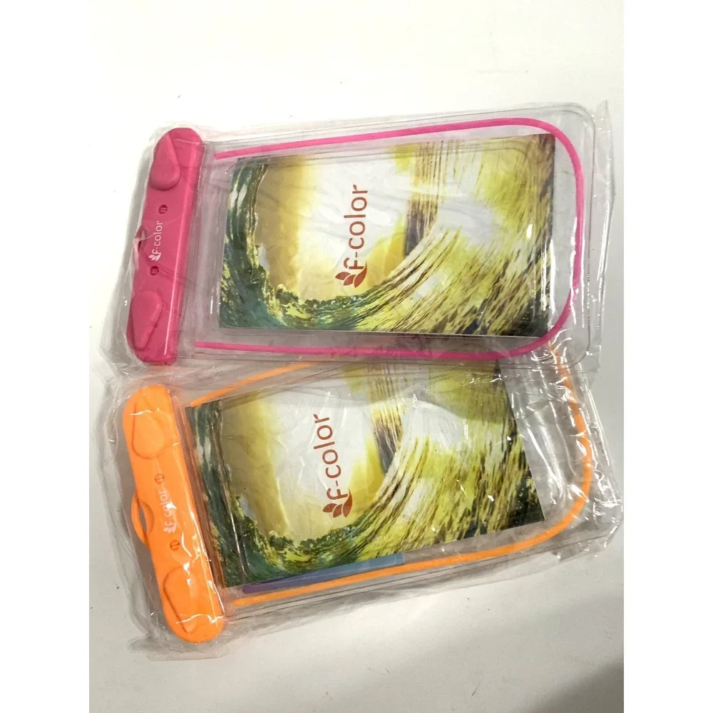 2 Waterproof Phone Bag Pouch Underwater Swimming Cell Phone Case Cover Dry Bag